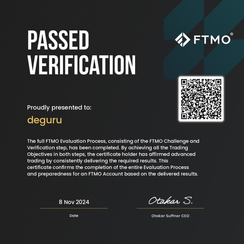 FTOM Funded Certificate